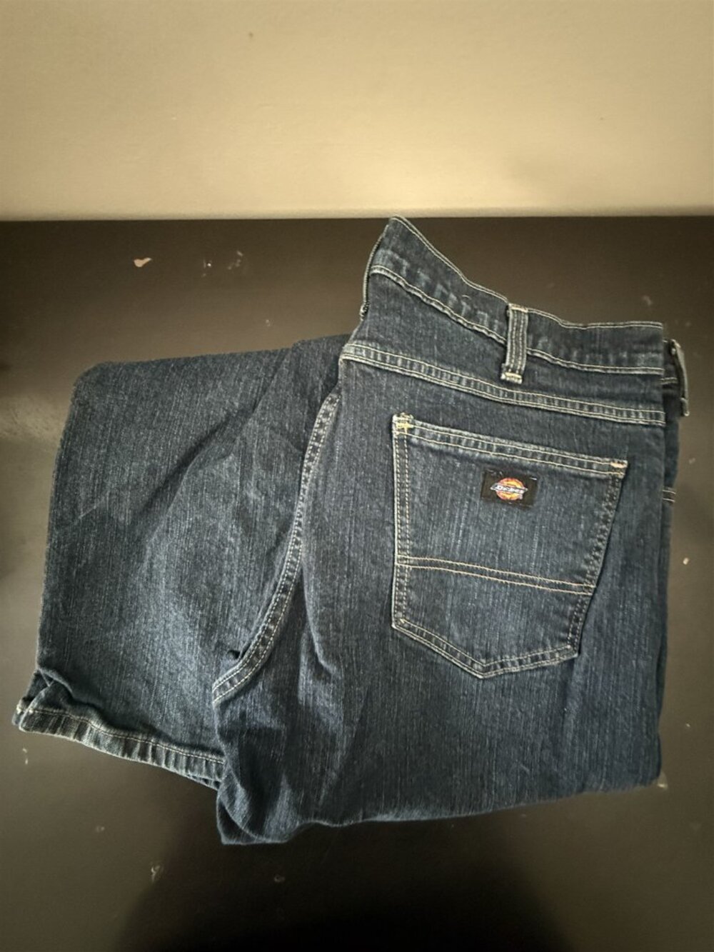 Dickies Blue Jeans Men's Size Tag 36 x 32, Measure 35 x 31